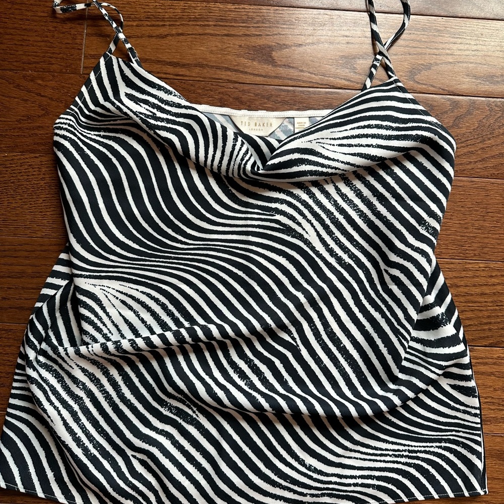 Ted Baker Black and White Camisole